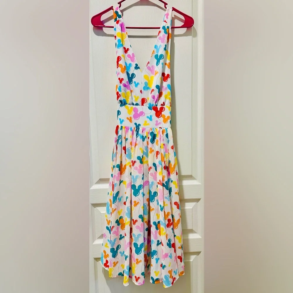 Rare Disney Dress Shop 50th Anniversary Collection Mickey Mouse Balloons Dress - Picture 2 of 10